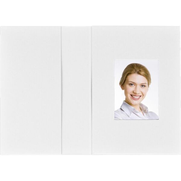 Daiber Etui portretowe, biały matowy, 31x42 mm, 100 sztuk (1011)