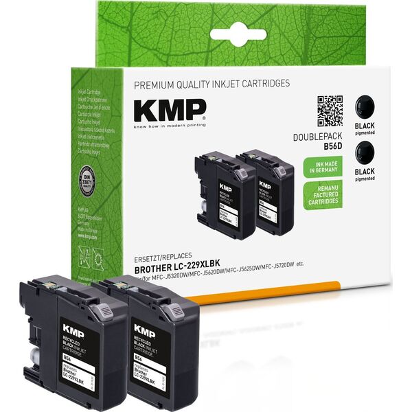 Tusz KMP KMP H104 ink cartridge black comp. with HP CN 053 AE 932 XL - 1725,4001
