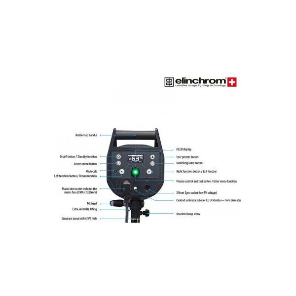 Lampa studyjna Elinchrom ELC PRO HD 500 (E20613)