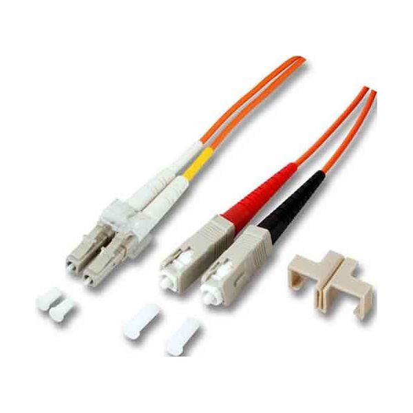 EFB Patchcord światłowodowy LC-SC, 50/125µ, OM3, 2m (O0314.2)
