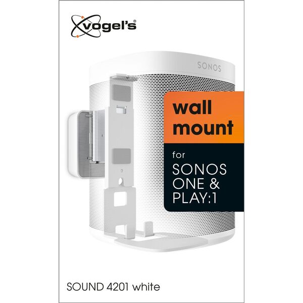 Vogels Uchwyt ścienny Sound 4201 do głośnika Sonos One, Play:1 biały (73202236)