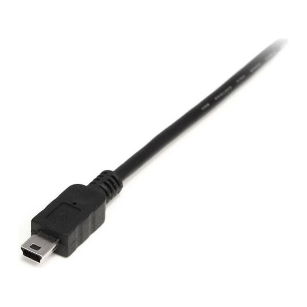 Kabel USB StarTech USB-A - miniUSB 0.5 m Czarny (USB2HABM50CM)