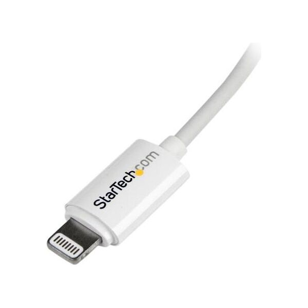Kabel USB StarTech USB-A - Lightning 2 m Biały (USBLT2MW)