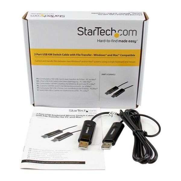 StarTech Kable KVM, 1.8m, Czarny (SVKMS2)