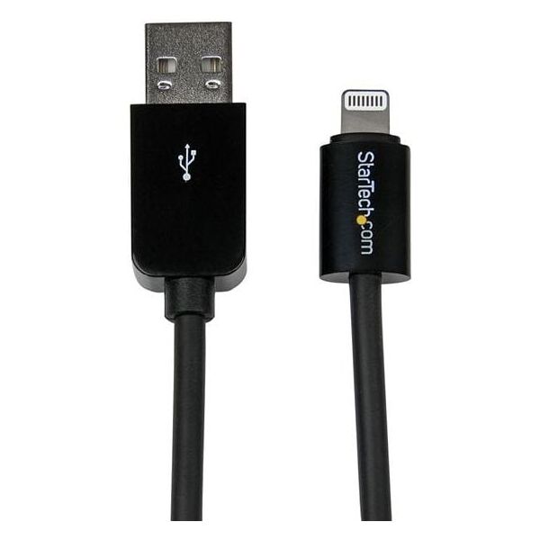 Kabel USB StarTech USB-A - Lightning 2 m Czarny (USBLT2MB)