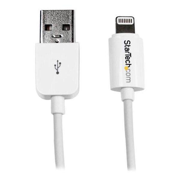 Kabel USB StarTech USB-A - Lightning 2 m Biały (USBLT2MW)