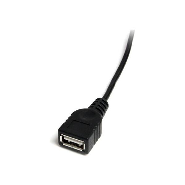 Kabel USB StarTech USB-A - miniUSB 0.9 m Czarny (USBMUSBFM1)