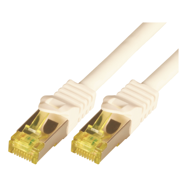 Mcab Patchcord, S-FTP, PIMF, LSZH, 0.5m, biały (3735)