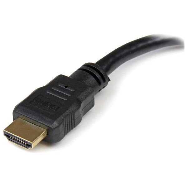 Kabel StarTech HDMI - DVI-D 0.3m czarny (HDDVIMF8IN)