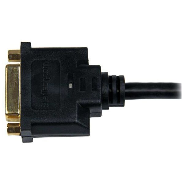 Kabel StarTech HDMI - DVI-D 0.3m czarny (HDDVIMF8IN)