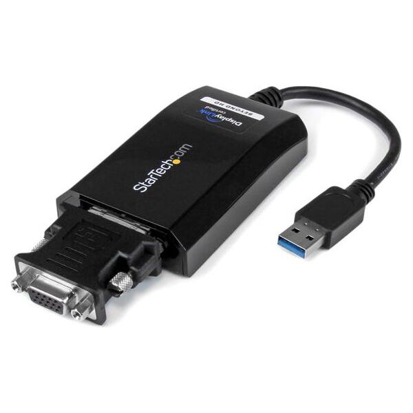 Adapter USB StarTech USB - DVI Czarny  (USB32DVIPRO)