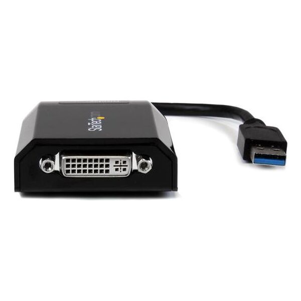 Adapter USB StarTech USB - DVI Czarny  (USB32DVIPRO)