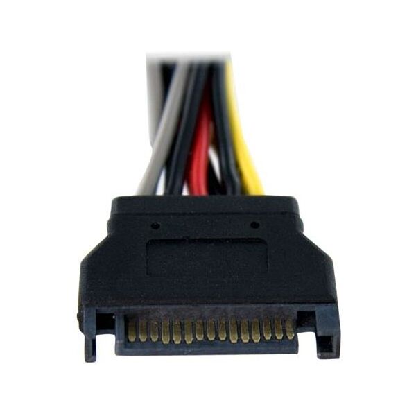 StarTech SATA 15-pin - SATA 15-pin x2, 0.15m, Wielokolorowy (PYO2SATA)