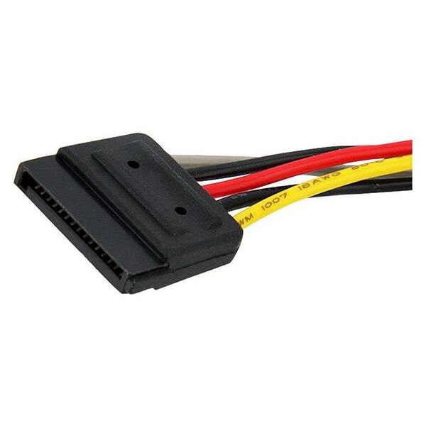 StarTech SATA 15-pin - SATA 15-pin x2, 0.15m, Wielokolorowy (PYO2SATA)
