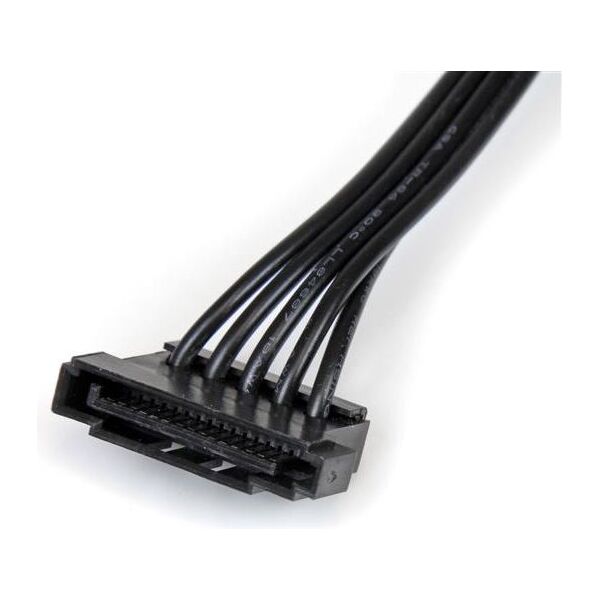 StarTech SATA 15-pin - SATA 15-pin x4, 0.4m, Czarny (PYO4SATA)