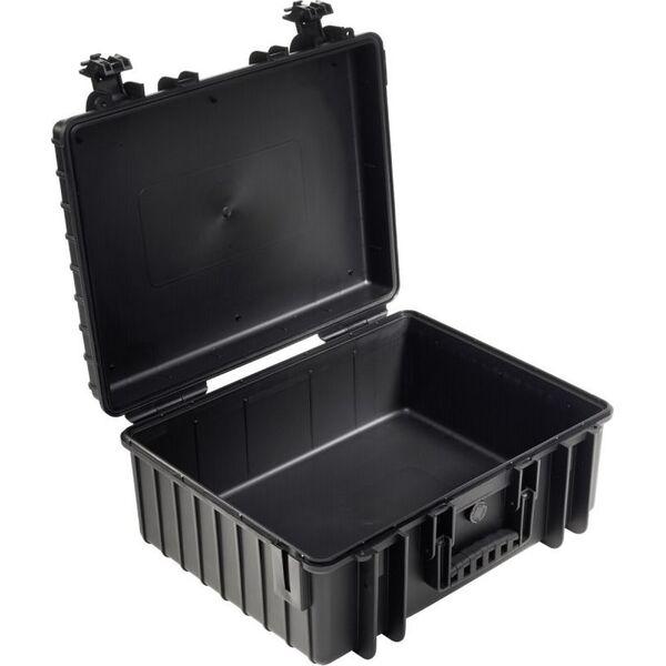 Walizka foto B&W International Type 6000 black incl. pre-cut foam (6000/B/SI)