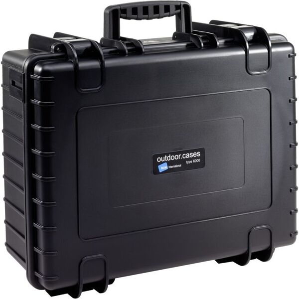 Walizka foto B&W International Type 6000 black incl. pre-cut foam (6000/B/SI)