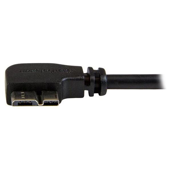 Kabel USB StarTech USB-A - micro-B 1 m Czarny (USB3AU1MLS)