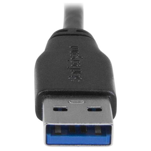 Kabel USB StarTech USB-A - micro-B 1 m Czarny (USB3AU1MLS)
