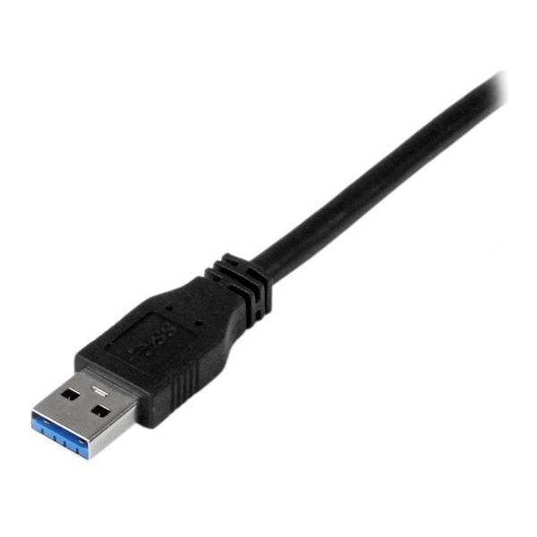 Kabel USB StarTech USB-A - USB-B 2 m Czarny (USB3CAB2M)