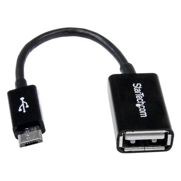 Adapter USB StarTech microUSB - USB Czarny  (UUSBOTG)