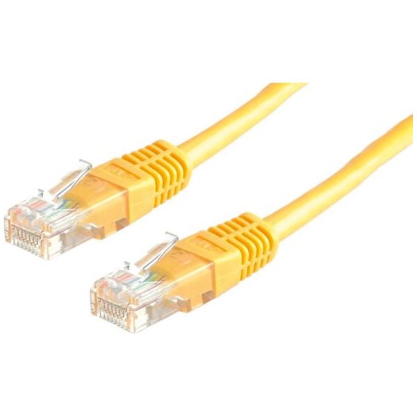 Roline Patchcord UTP 5e. żółty 5.0m (21.15.0562)