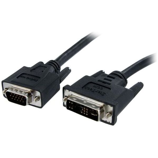 Kabel StarTech DVI-A - D-Sub (VGA) 5m czarny (DVIVGAMM5M)