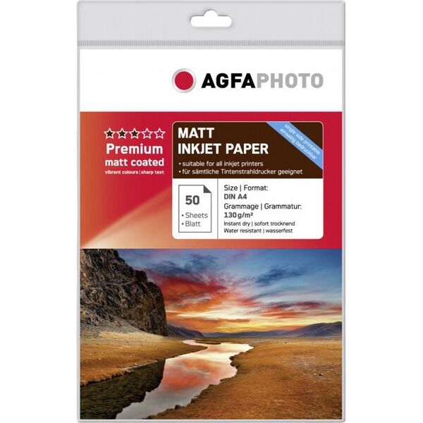 AgfaPhoto Papier fotograficzny do drukarki A4 (AP13050A4M)