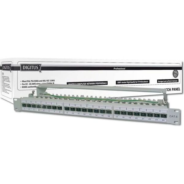 Digitus Panel krosowy, kat 6a (DN-91624S-EA)