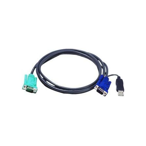 Aten Kable KVM, 3m, Czarny (14.01.6607)