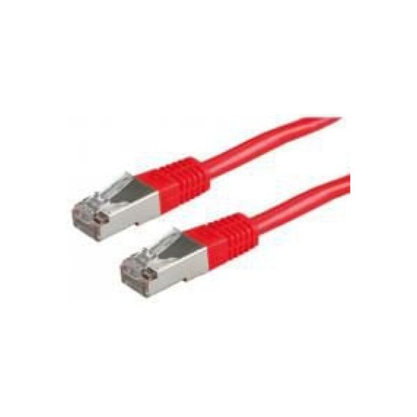 Roline PatchCord S/FTP (PiMF) Kat.6 0.5m Czerwony (21.15.1321)