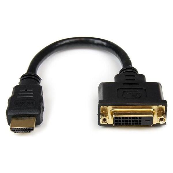 Kabel StarTech HDMI - DVI-D 0.3m czarny (HDDVIMF8IN)