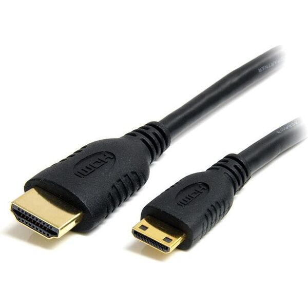 Kabel StarTech HDMI Mini - HDMI 0.5m czarny (HDACMM50CM)