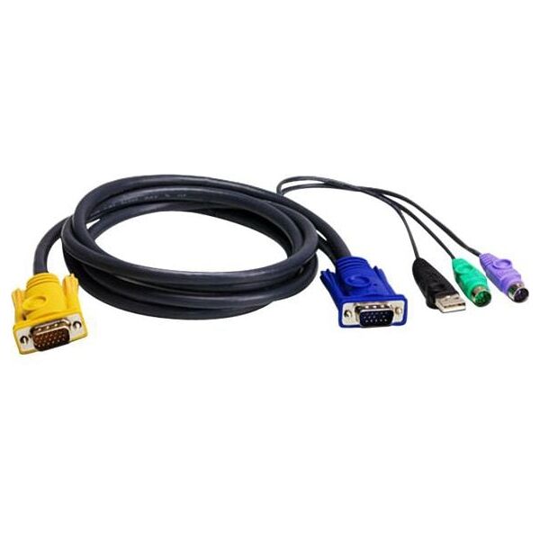Aten Kable KVM, 3m, Czarny (14.01.6631)