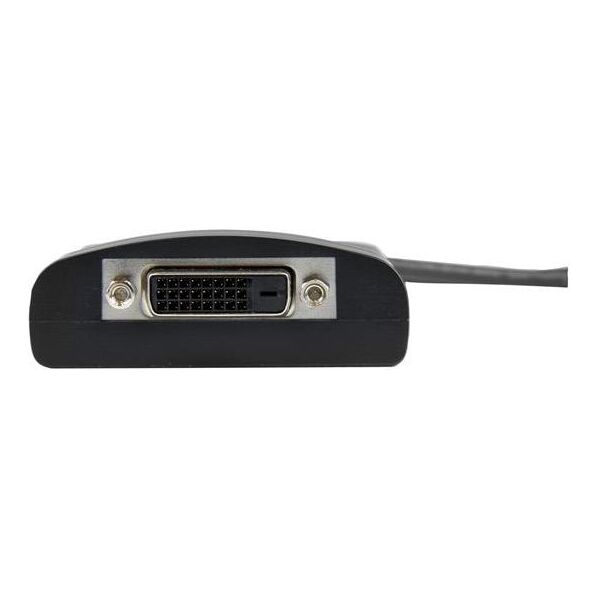 Adapter AV StarTech DVI-D - DisplayPort + USB-A czarny (DP2DVID2)