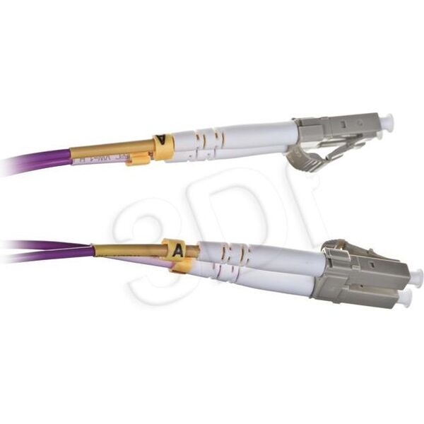 Alantec Patchcord światłowodowy, MM, OM4, LC-LC, duplex 50/125, 2m (FOC-LCLC-5MMD-2-4)