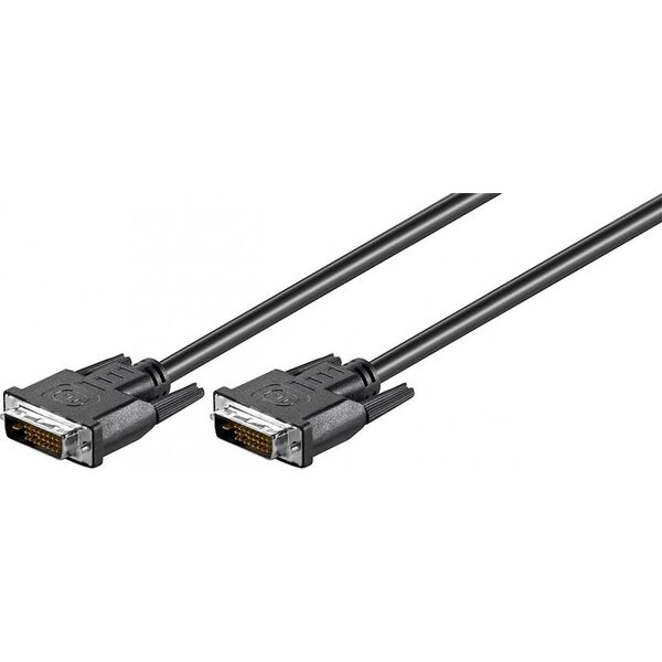 Kabel Goobay DVI-D - DVI-D 2m czarny (50851)