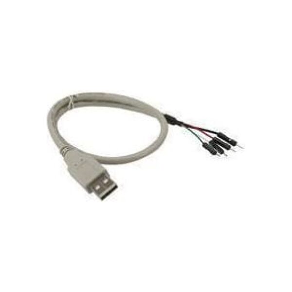 Intos USB zew. - USB wew., 0.4m, Biały (33440A)