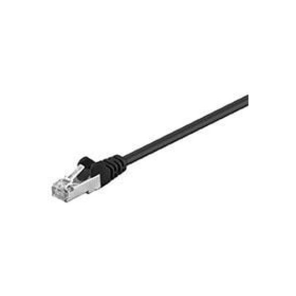 Goobay Patchcord CAT5e SF/UTP 20m Czarny (68670)