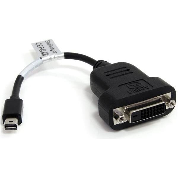 Adapter AV StarTech DisplayPort Mini - DVI-D 0.2m czarny (MDP2DVIS)