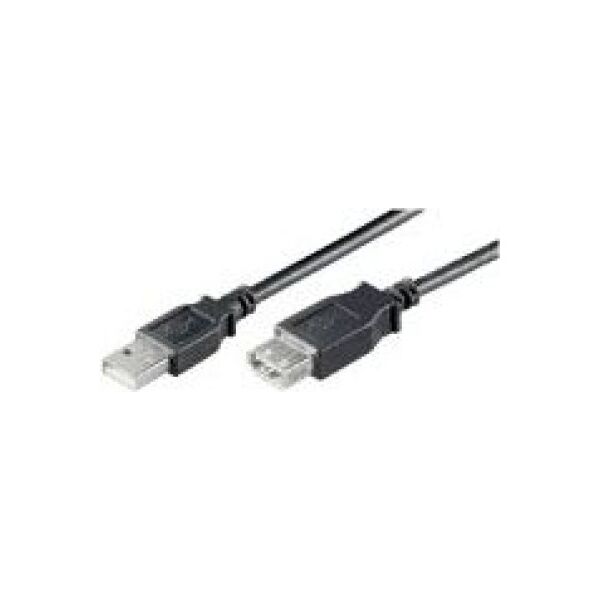 Kabel USB Goobay USB-A - USB-A 3 m Czarny (93600)