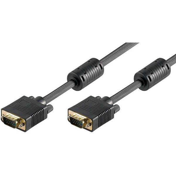 Kabel Goobay D-Sub (VGA) - D-Sub (VGA) 5m czarny (50490)