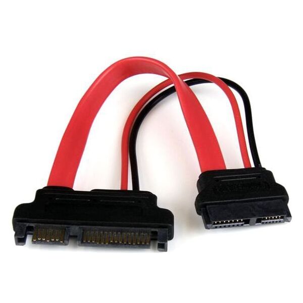 StarTech SATA - SATA Slimline, 0.15m, Czerwony (SLSATAADAP6)