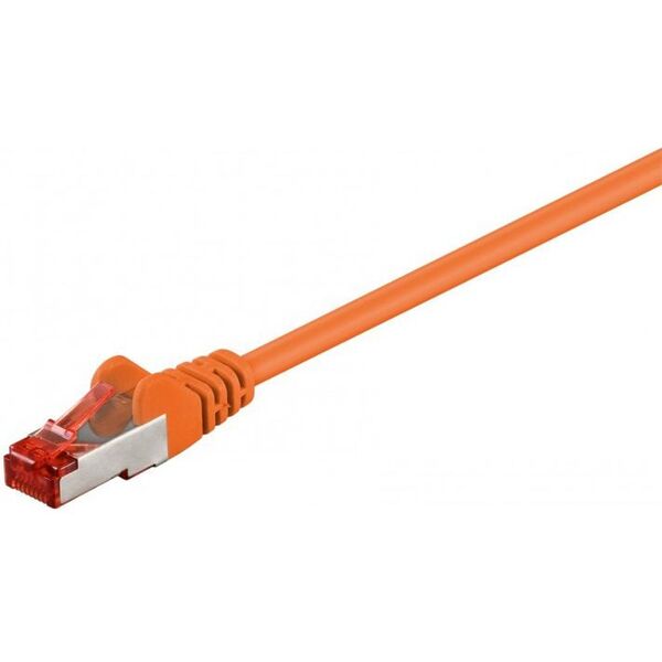 Goobay Patchcord, CAT6, S/FTP, 1m, pomarańczowy (95476)
