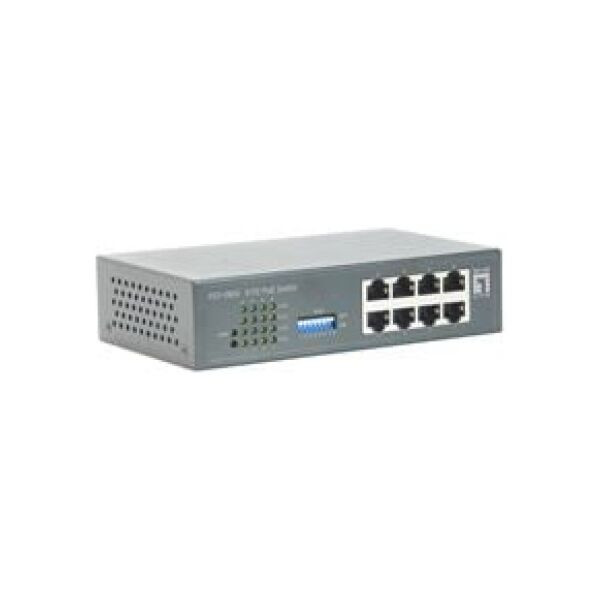 Switch LevelOne FEP-0800, 8x 10/100, PoE