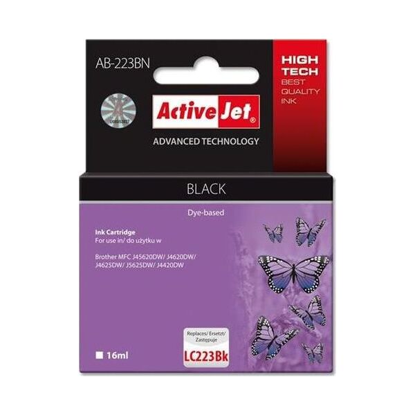 Tusz Activejet tusz AB-223BN Supreme / LC223BK (black)