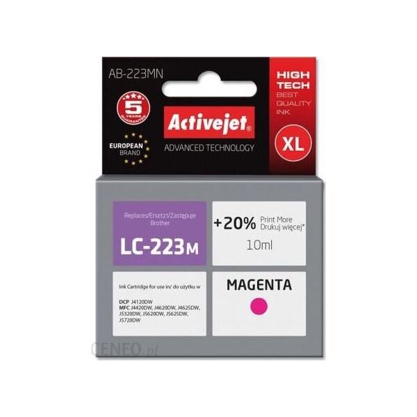Tusz Activejet tusz AB-223MN Supreme / LC223M (magenta)