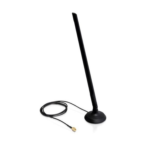 Antena Delock 802.11b/g/n, 6.5dBi, czarna - 88410