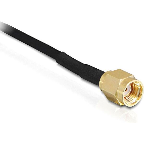 Antena Delock 802.11b/g/n, 6.5dBi, czarna - 88410