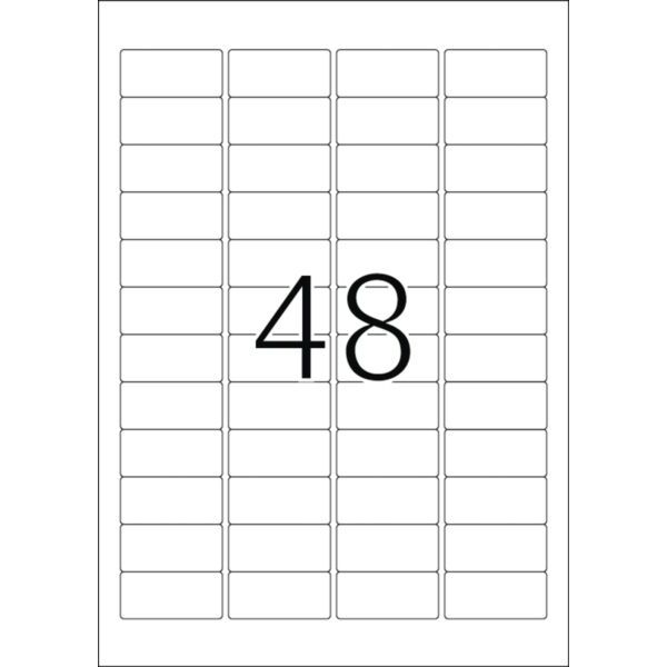 Herma Etykiety kolorowe A4, papier matowy żółty, 960 szt (4366)